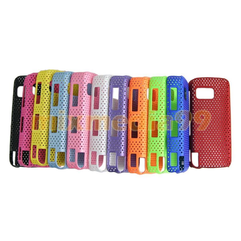 New Hard Mesh Case Net rubber skin Cover for Nokia 5800  