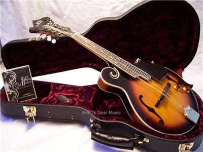 NEW MORGAN MONROE MM 100 SBE ACOUSTIC ELECTRIC MANDOLIN WITH MATCHING 