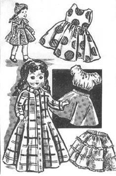MAIL ORDER OLD 8 GINNY DOLL CLOTHES PATTERN 5819  