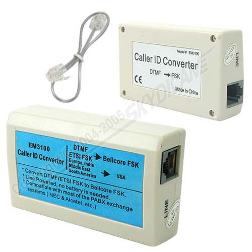 DTMF ETSI to Bellcore FSK Caller ID Converter Adapter  