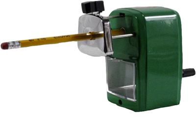 Classroom Friendly Pencil Sharpener, Green  