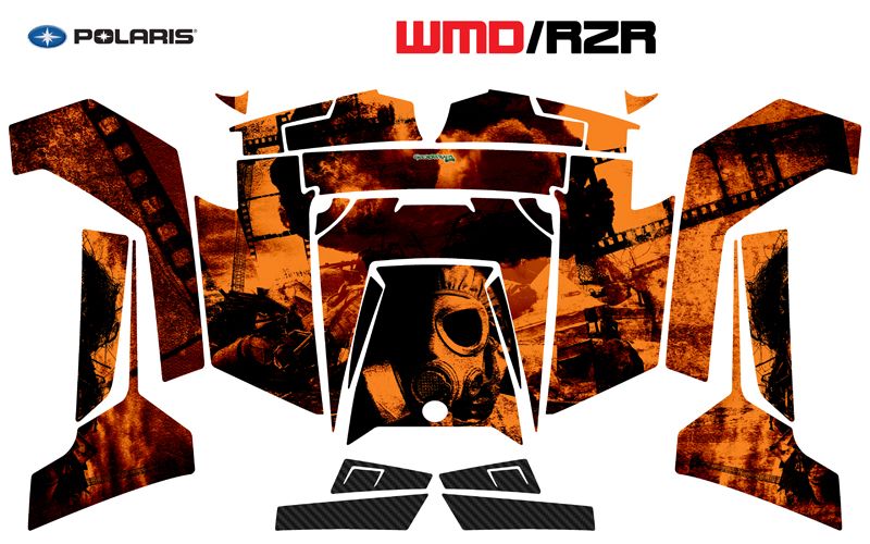  RZR Graphics Fit Polaris RZR, RZR s, RZR 4, RZR XP 