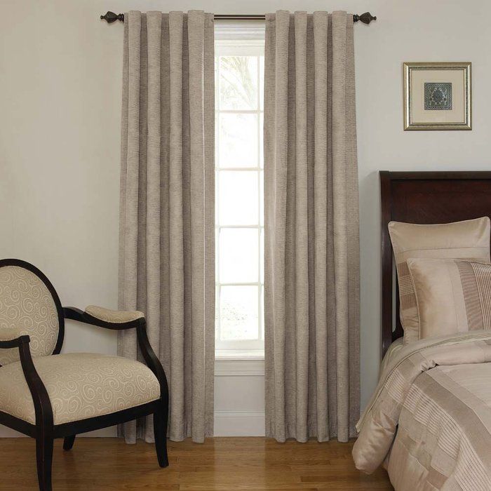 Room Darkening Backtab Window Curtain  