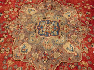10x12 Antique Hand Knotted Persian Qum Rug Wool Carpet  
