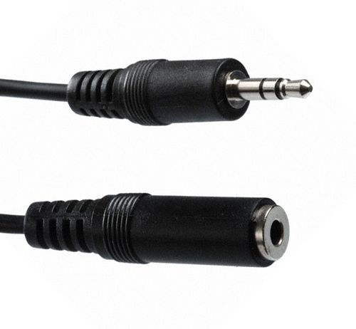 25Ft Male to Female 3.5mm Stereo Audio Extension Cable  