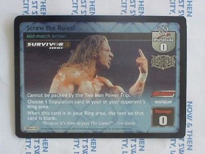 Raw Deal WWE V16.0 Triple H Screw the Rules  